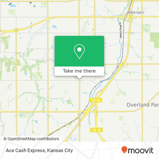 Ace Cash Express map