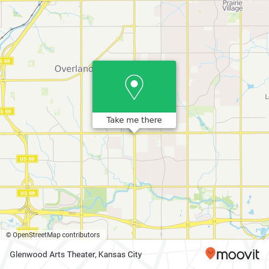 Glenwood Arts Theater map