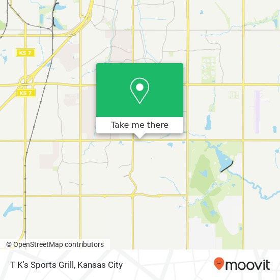 T K's Sports Grill map