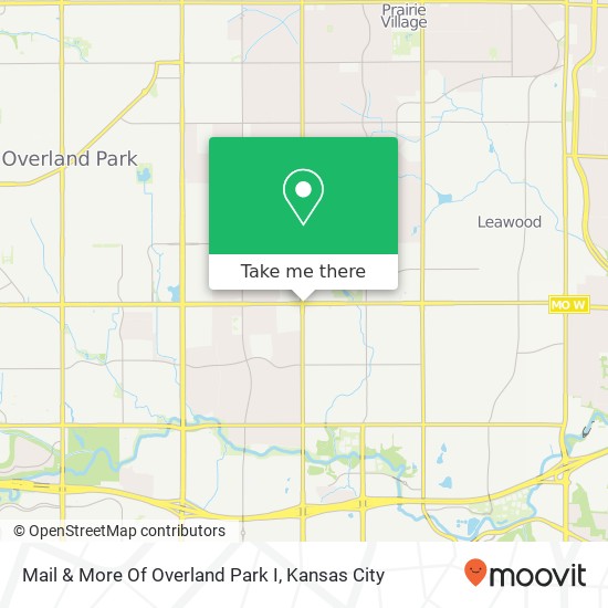 Mail & More Of Overland Park I map