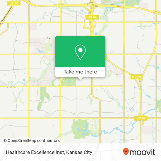 Healthcare Excellence Inst map