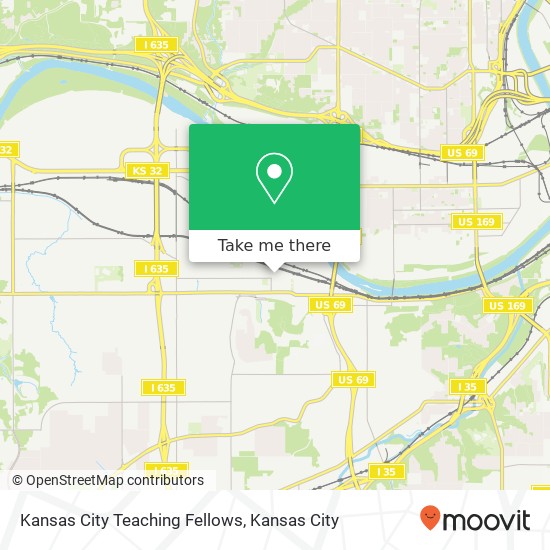 Mapa de Kansas City Teaching Fellows