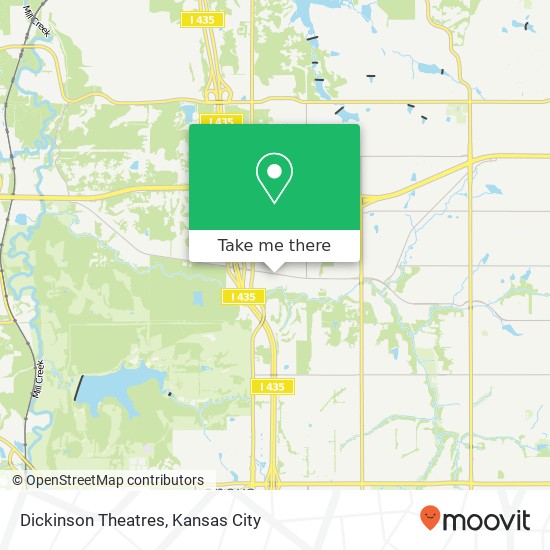 Dickinson Theatres map