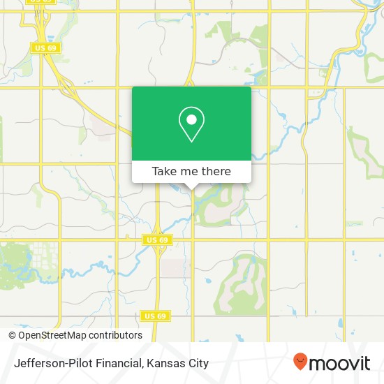 Mapa de Jefferson-Pilot Financial
