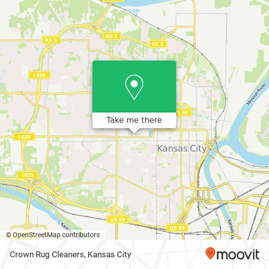 Crown Rug Cleaners map