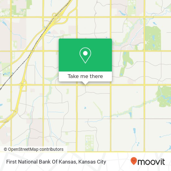 First National Bank Of Kansas map