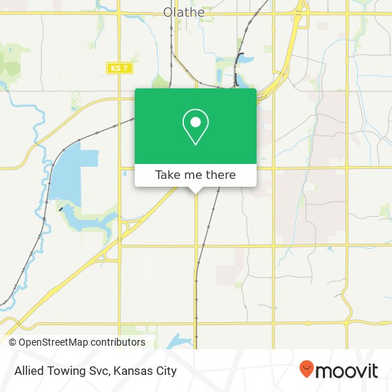 Allied Towing Svc map