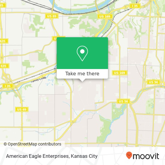 Mapa de American Eagle Enterprises