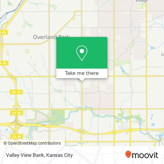 Valley View Bank map