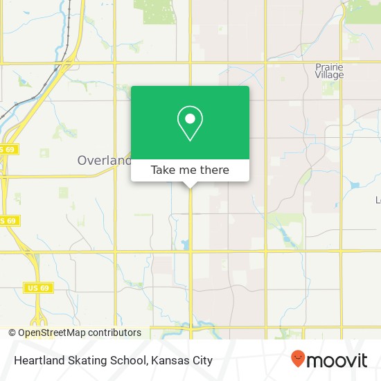 Mapa de Heartland Skating School