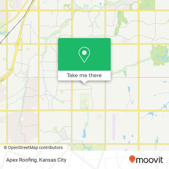 Apex Roofing map