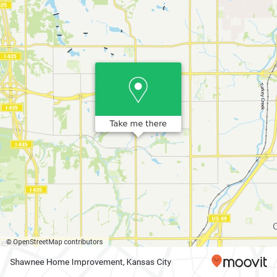 Shawnee Home Improvement map