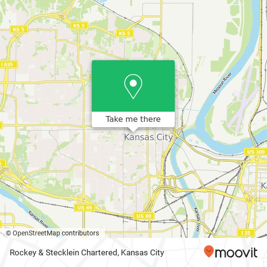 Mapa de Rockey & Stecklein Chartered
