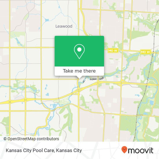 Kansas City Pool Care map