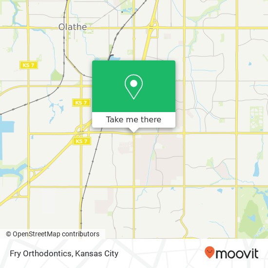 Fry Orthodontics map