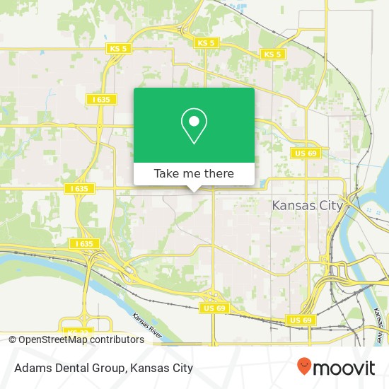 Adams Dental Group map