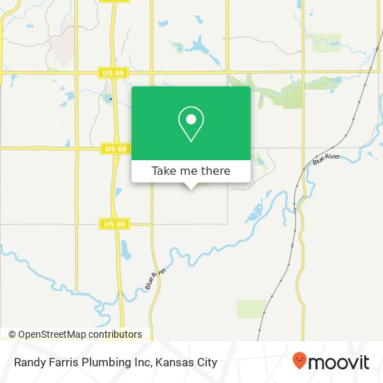 Randy Farris Plumbing Inc map