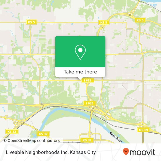 Liveable Neighborhoods Inc map