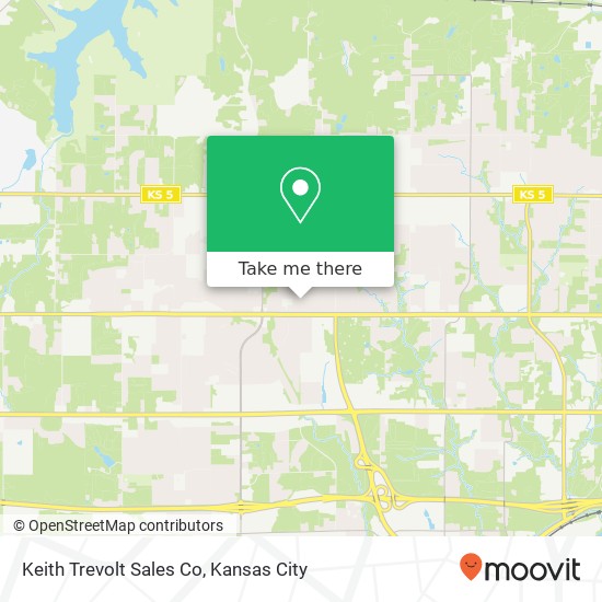 Keith Trevolt Sales Co map