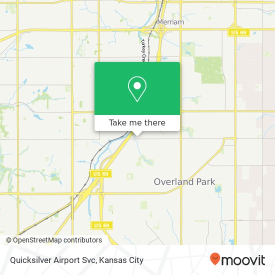Mapa de Quicksilver Airport Svc