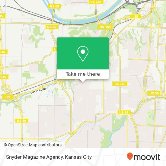 Snyder Magazine Agency map