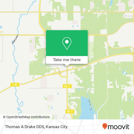 Mapa de Thomas A Drake DDS