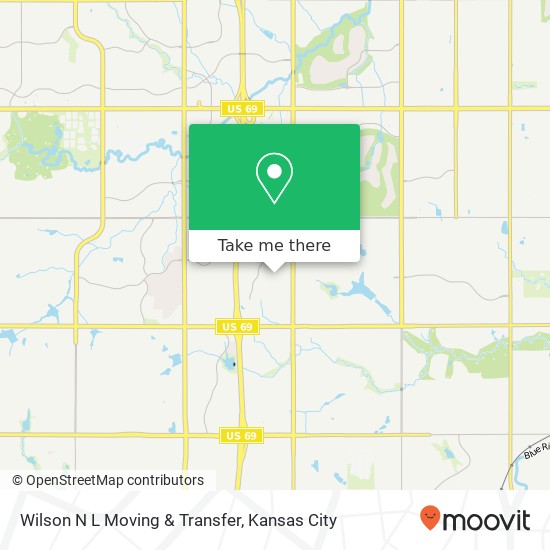 Mapa de Wilson N L Moving & Transfer