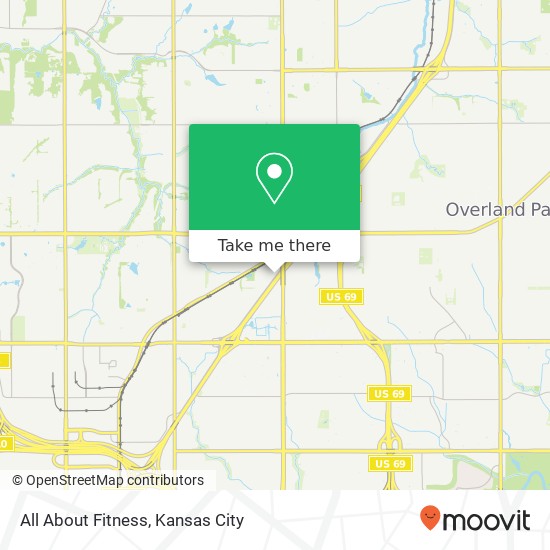 All About Fitness map