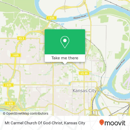 Mt Carmel Church Of God-Christ map