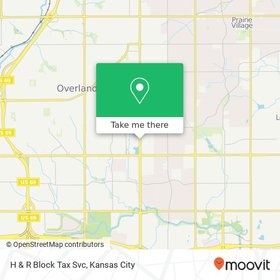 H & R Block Tax Svc map