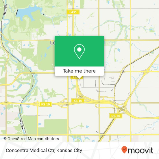 Concentra Medical Ctr map