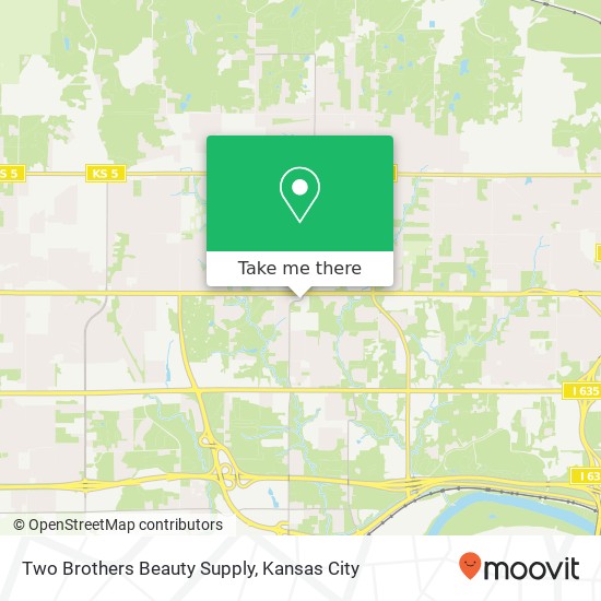 Mapa de Two Brothers Beauty Supply