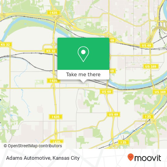 Adams Automotive map