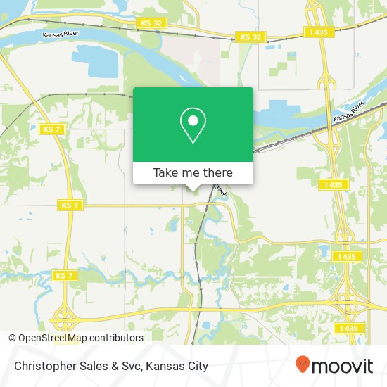 Christopher Sales & Svc map
