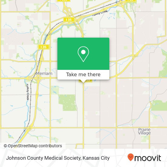 Johnson County Medical Society map