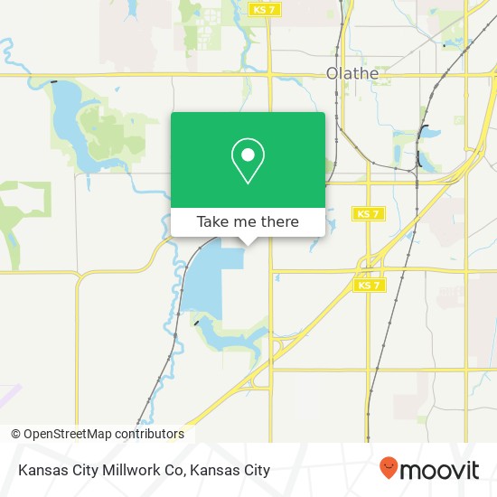 Mapa de Kansas City Millwork Co