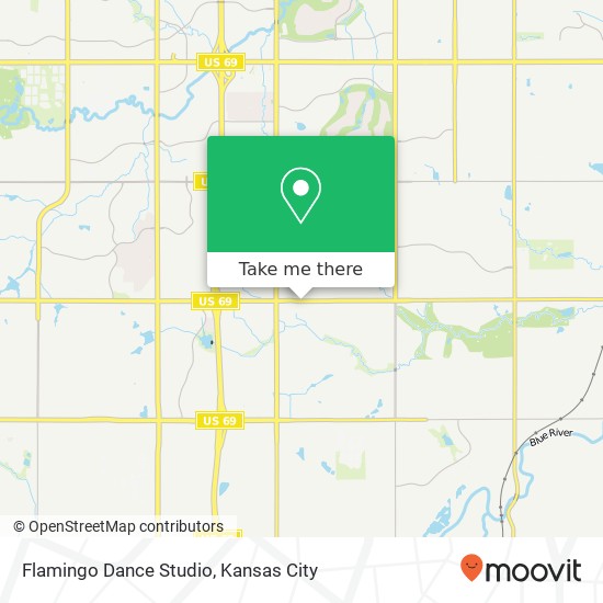 Mapa de Flamingo Dance Studio