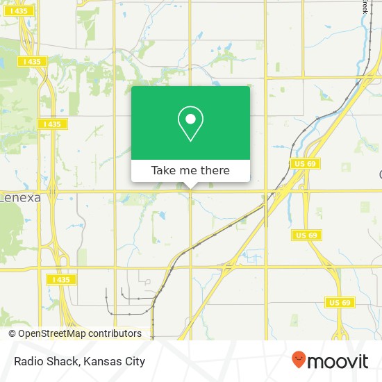 Radio Shack map