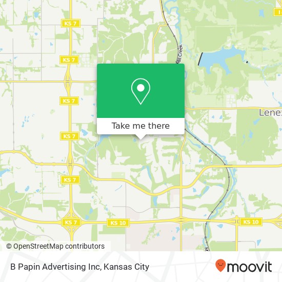 B Papin Advertising Inc map