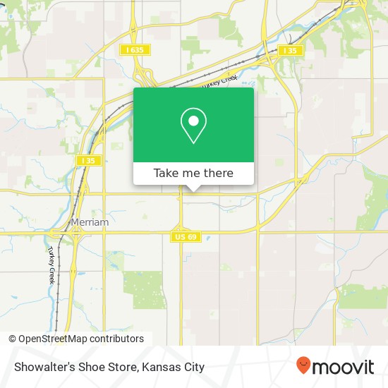 Mapa de Showalter's Shoe Store