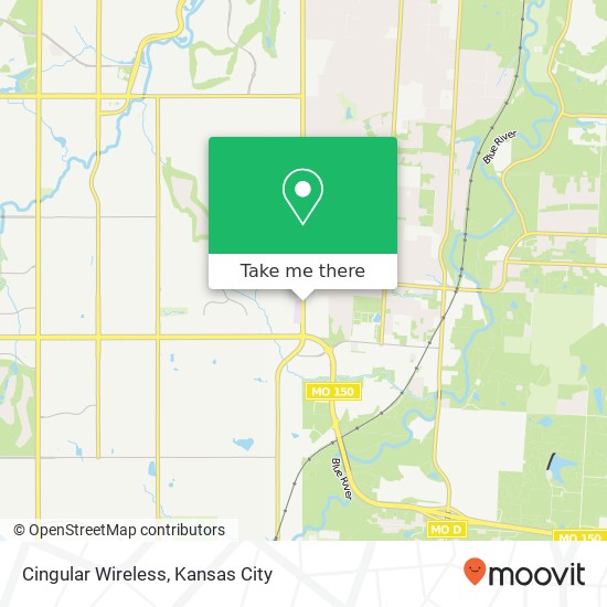 Mapa de Cingular Wireless