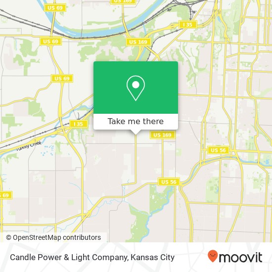 Candle Power & Light Company map