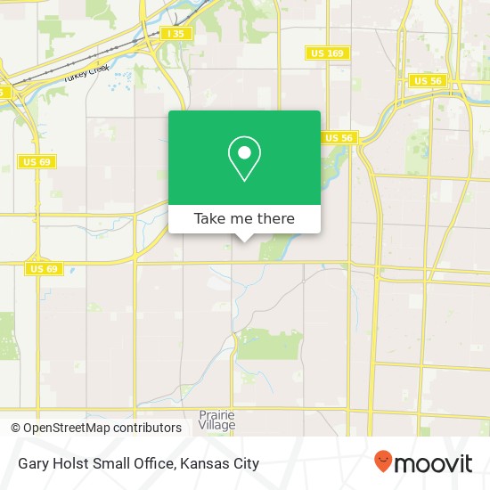 Gary Holst Small Office map