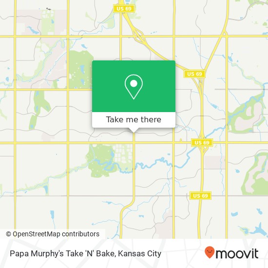 Mapa de Papa Murphy's Take 'N' Bake