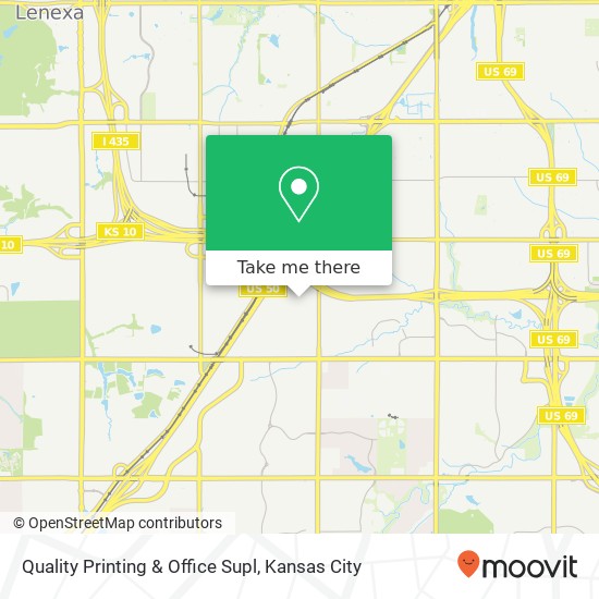 Mapa de Quality Printing & Office Supl