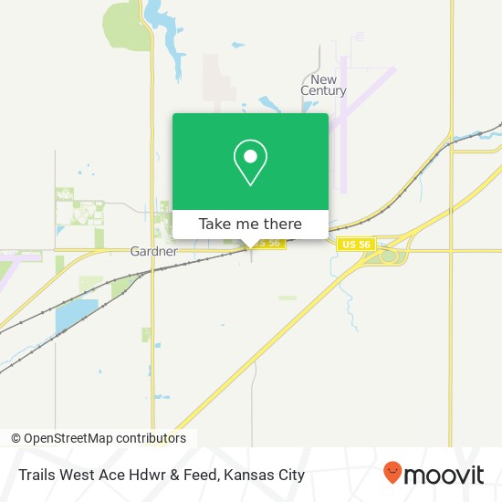 Trails West Ace Hdwr & Feed map