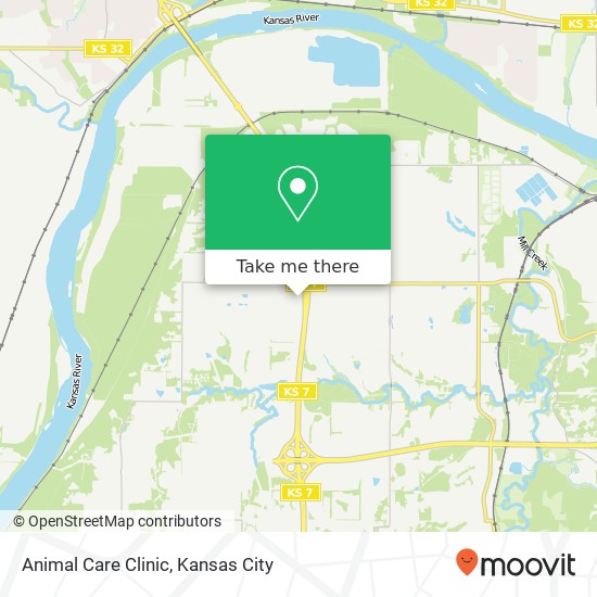 Mapa de Animal Care Clinic