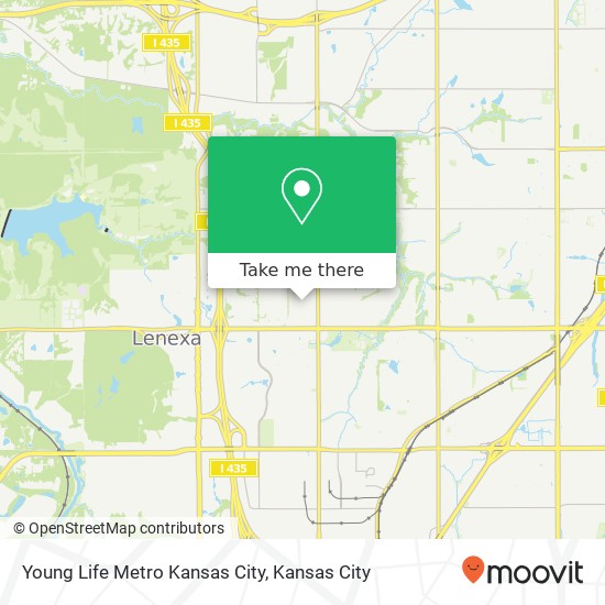 Mapa de Young Life Metro Kansas City
