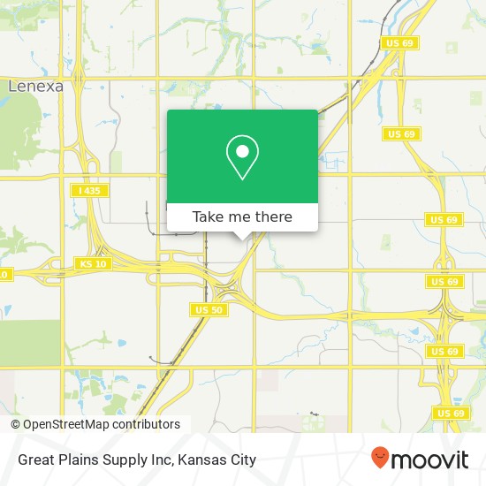 Great Plains Supply Inc map