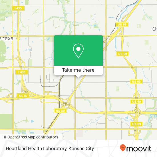 Mapa de Heartland Health Laboratory